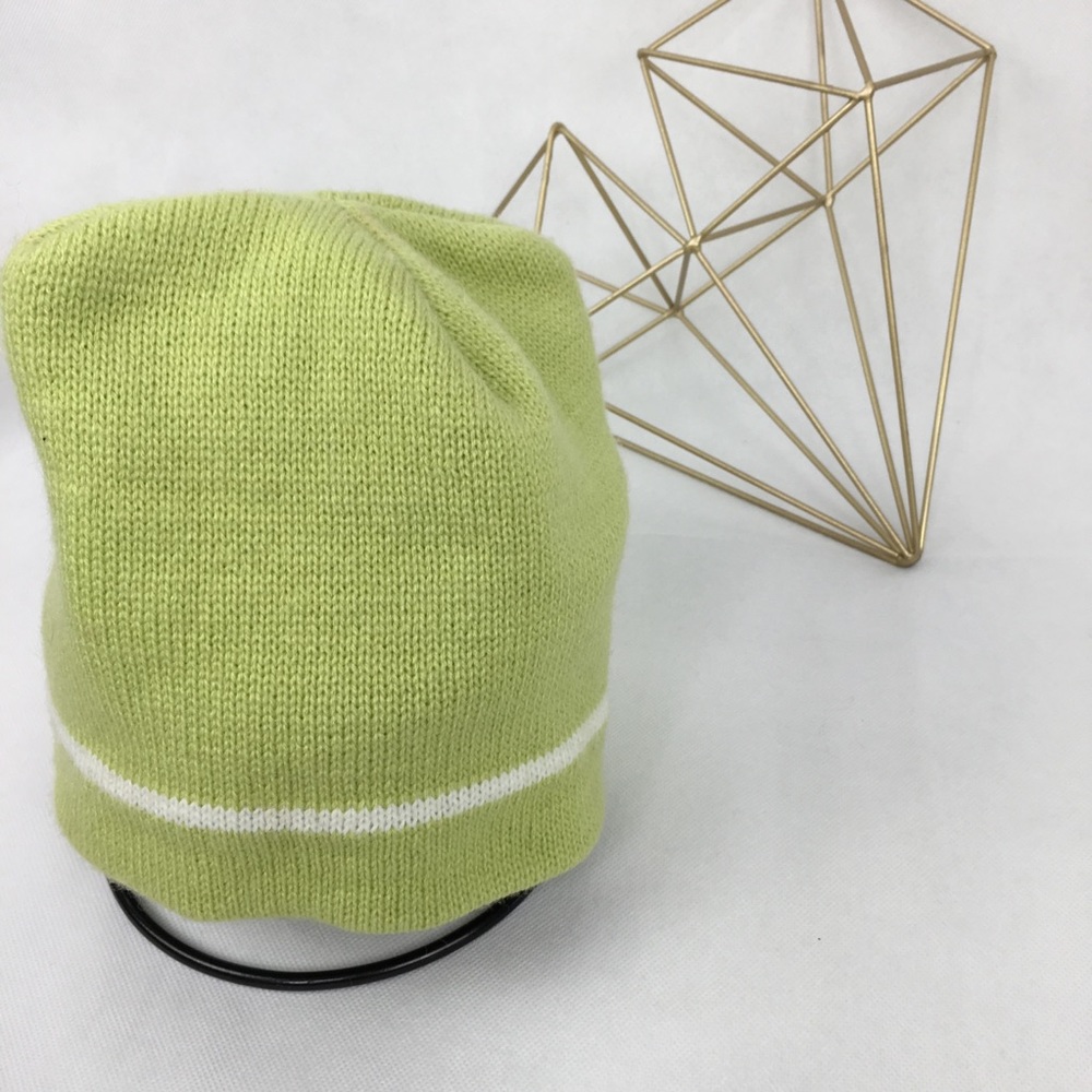 Lime Green Knit Beanie